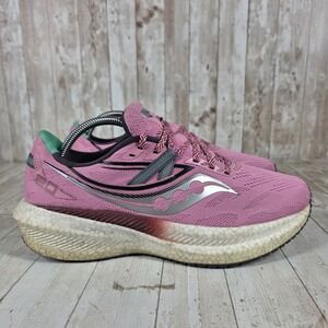 Saucony Triumph 20 Women's Pink Running Shoes Size 10.5